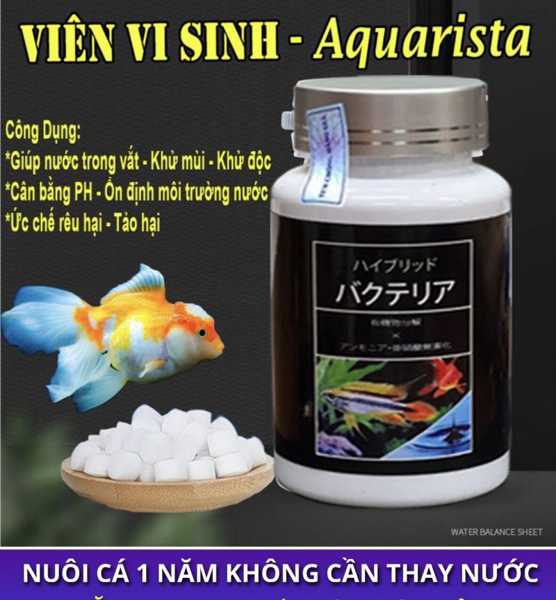 ngochome Viên Nén Vi Sinh Aquarista Nhật Bản 16