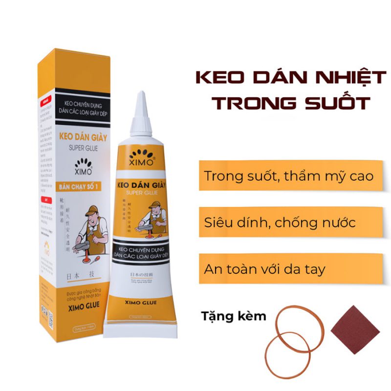 ngochome Keo dán giày dép trong suốt siêu dính 19