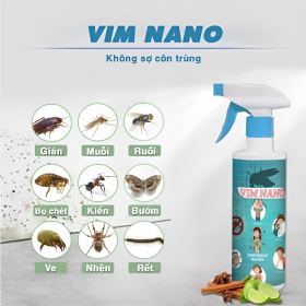 ngochome Chai Xịt Đuổi Thằn Lằn Vim Nano 16