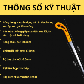 ngochome Cưa Gỗ Cầm Tay Mini 16