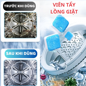 ngochome Viên Tẩy Vệ Sinh Lồng Giặt Nhật Bản 16