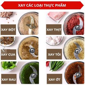 ngochome Máy Xay Thực Phẩm 4 Lưỡi Đa Năng 19