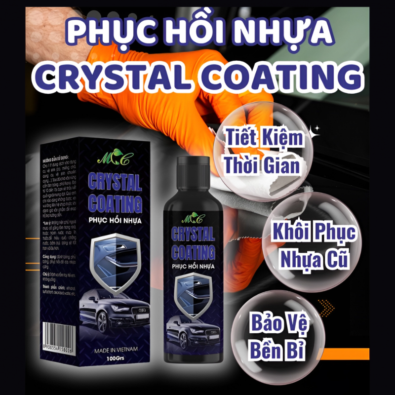 ngochome Nano Phục Hồi Nhựa Nhám Crystal Coating 19