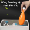 ngochome Lọ Thả Tẩy Rửa, Khử Mùi Bồn Cầu Tự Động Bowling Orange 19