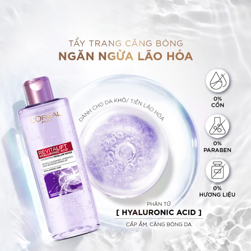 ngochome Nước tẩy trang và làm sạch sâu Paris Micellar Water 400ml 16