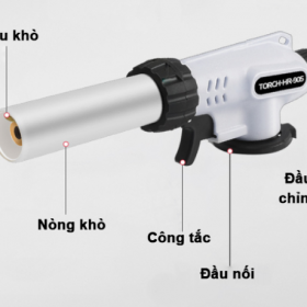 ngochome Đầu Khò Gas Mini Đánh Lửa Tự Động 8