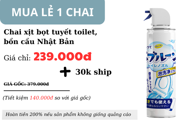 ngochome Xịt Bọt Tuyết Đánh Bay Mọi Vết Bẩn Nhà Vệ Sinh Sạch Bong Kin Kít 16