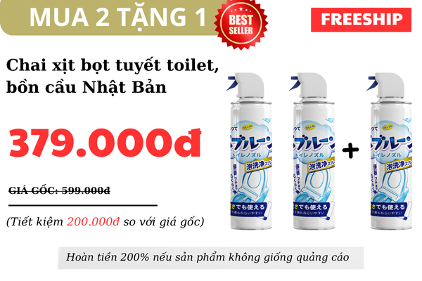 ngochome Xịt Bọt Tuyết Đánh Bay Mọi Vết Bẩn Nhà Vệ Sinh Sạch Bong Kin Kít 19